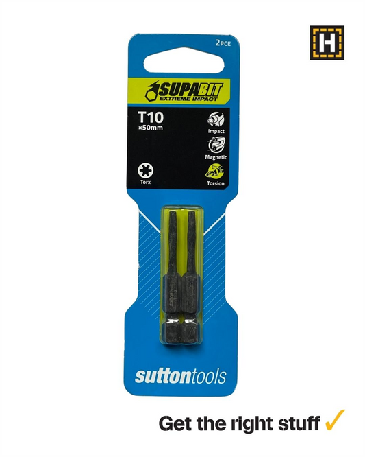 Sutton Supatorq Torx TX10 Impact Bit 50mm 2 Pack
