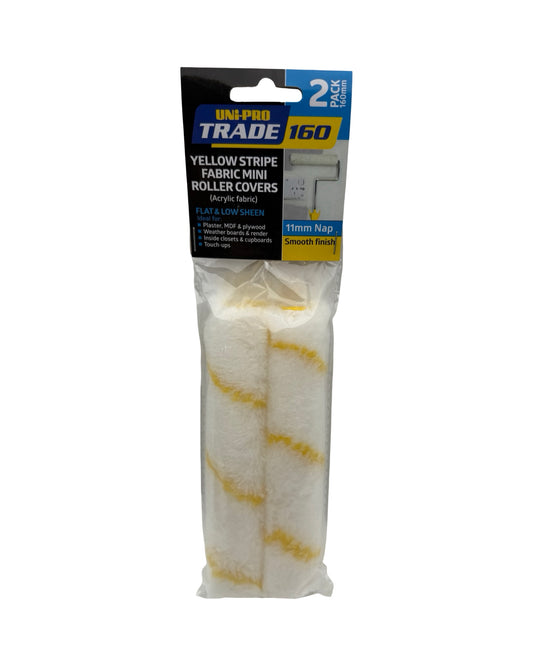 Uni-Pro Trade 150mm microfibre roller covers 2 pack
