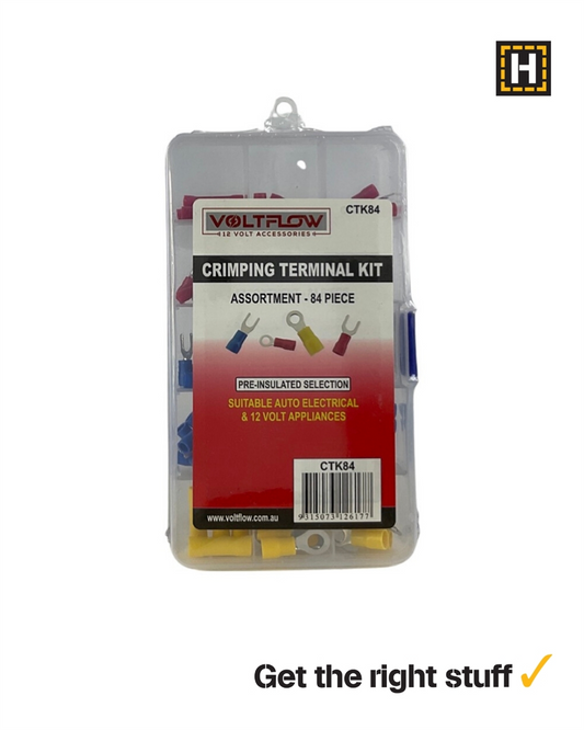 Voltflow 84 Piece Insulated Crimp Terminal Kit