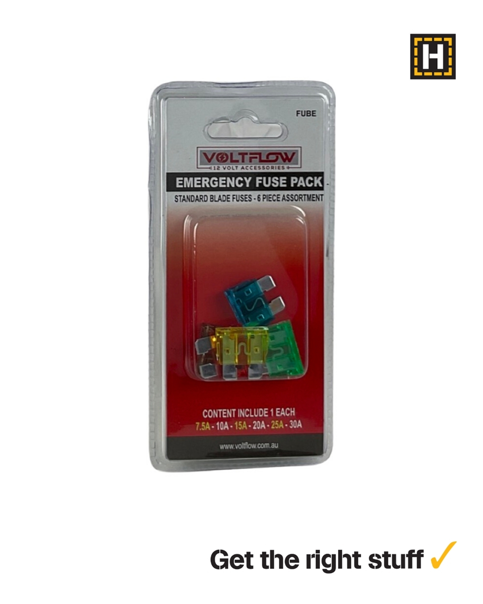 Voltflow - Emergance Wedge Fuse Kit 6pce