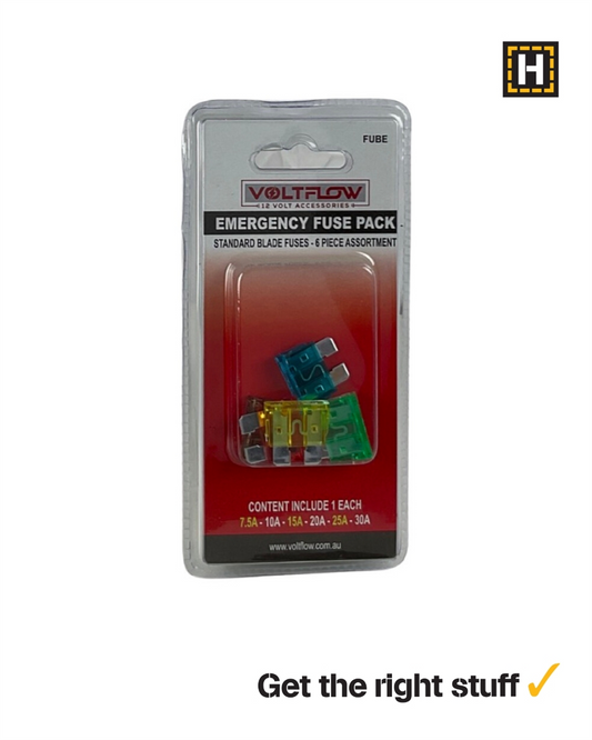 Voltflow - Emergance Wedge Fuse Kit 6pce