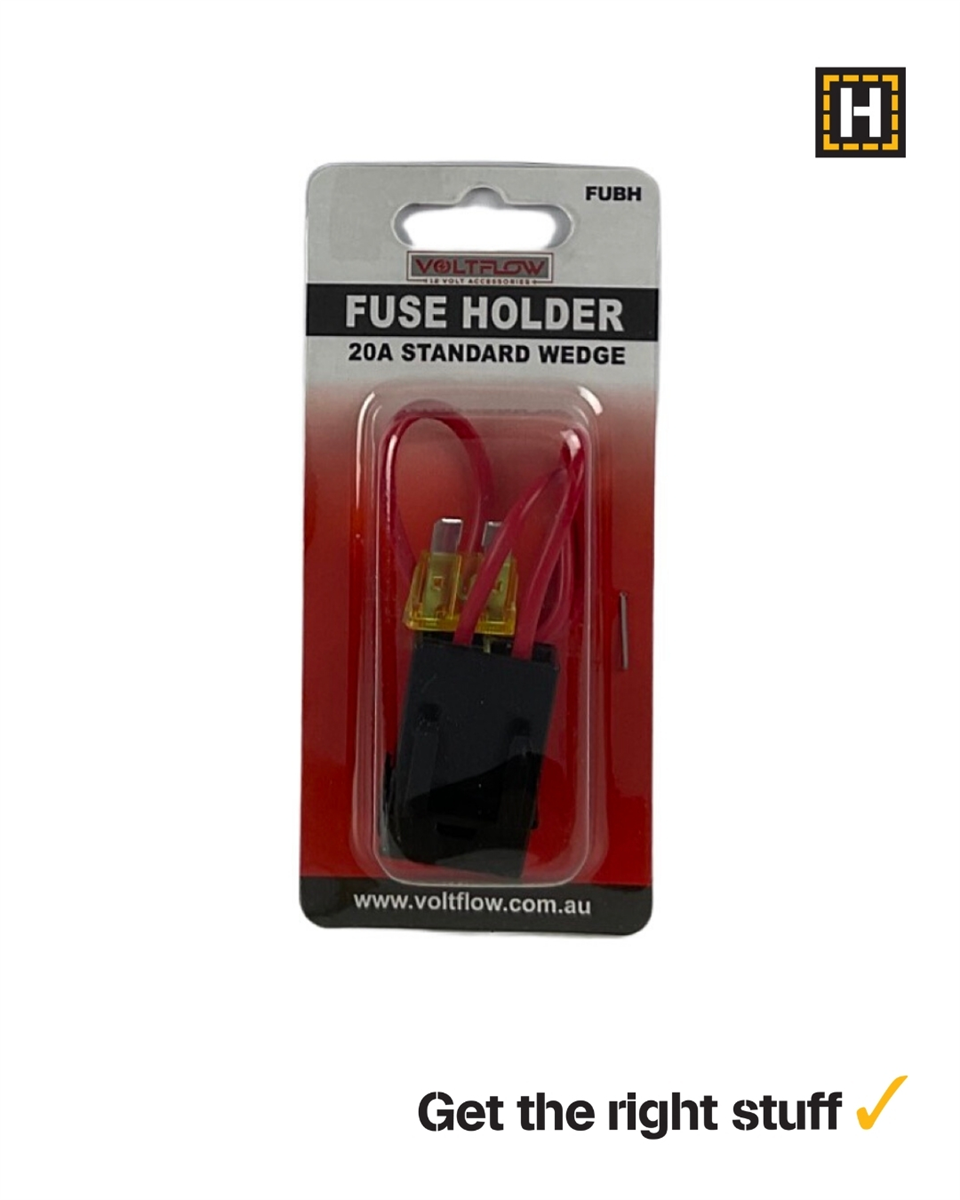 Voltflow - Fuse Holder Wedge 20A Card 1pce